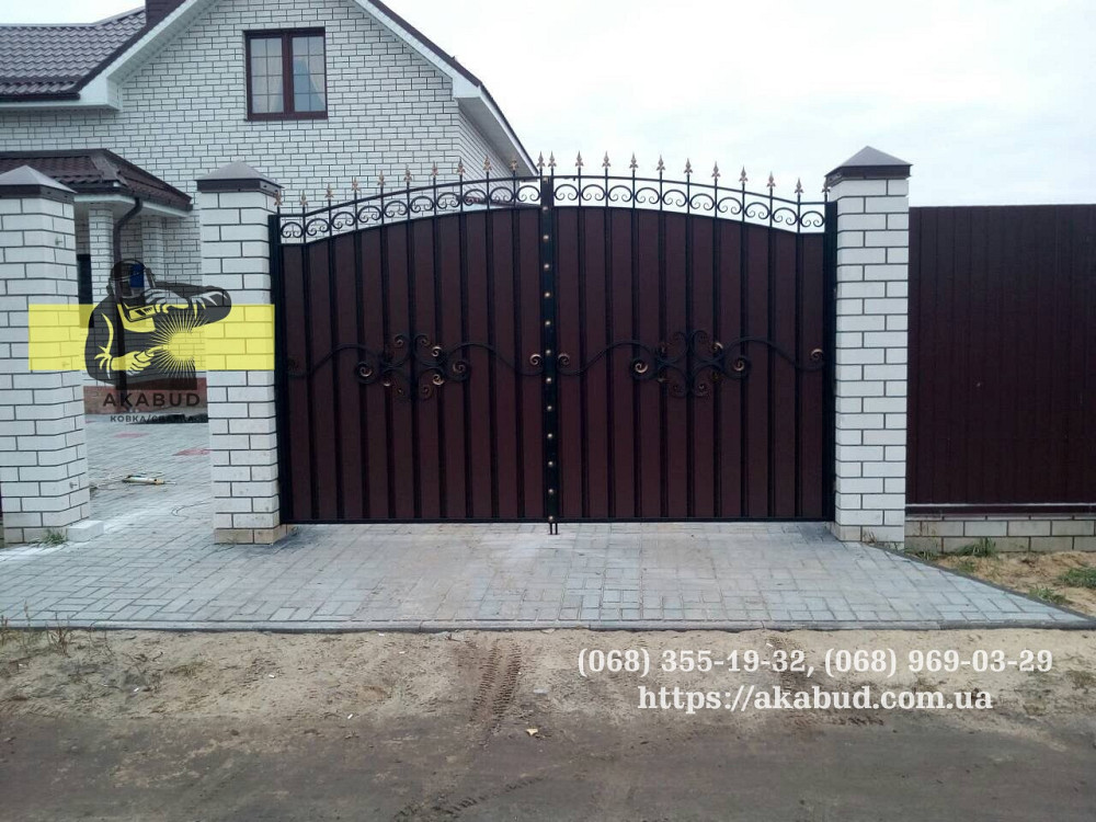 Ворота, заборы, перила, навесы, ангары. Установка ворот и заборов Кривой Рог - изображение 5
