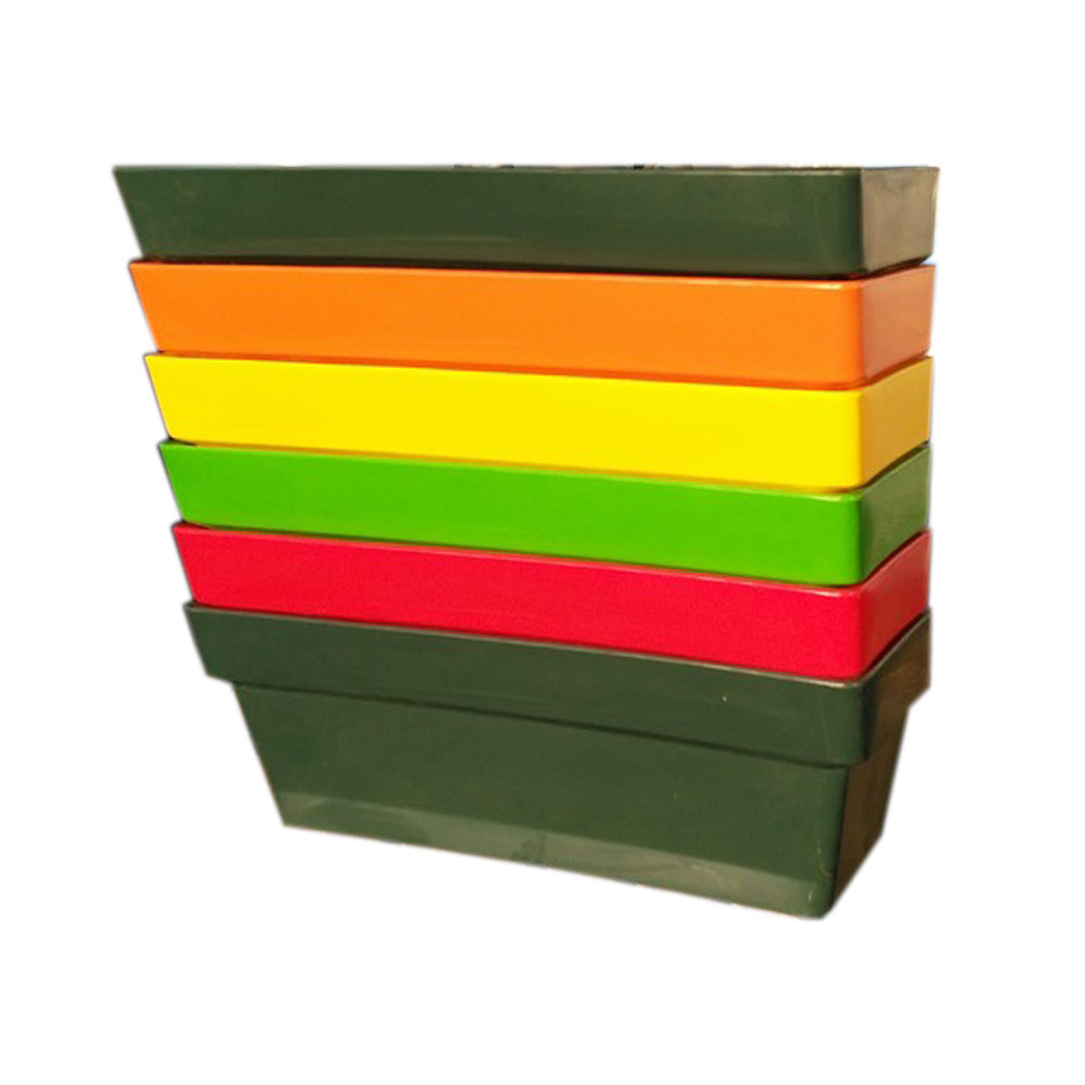 Грядка пластиковая 210 л красная Київ - зображення 7