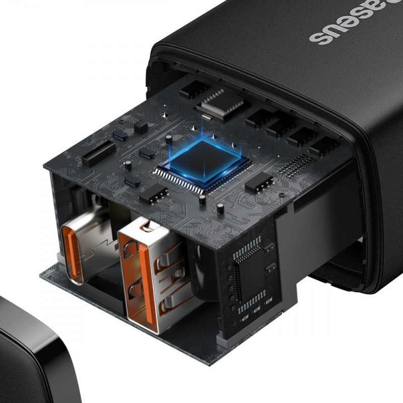 СЗУ Baseus Compact Quick Charger 20W QC+PD (1USB-A/1C) (CCXJ-B) Херсон - зображення 8