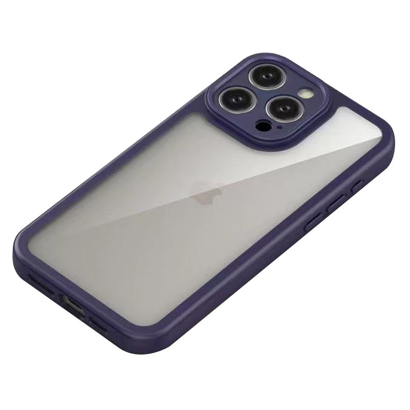 TPU чехол Transparent + Colour 1,5mm для Apple iPhone 13 Pro (6.1") Херсон - зображення 6