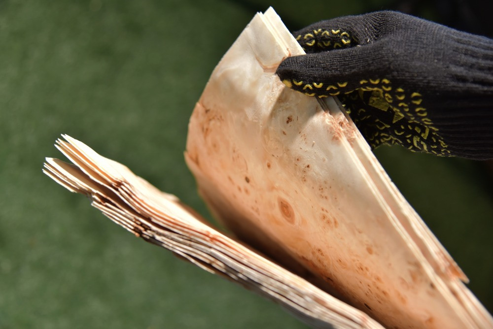 Шпон ТОПОЛЬ очковий товщина: 0,7 мм / Кап (*карельська береза) Киев - изображение 4