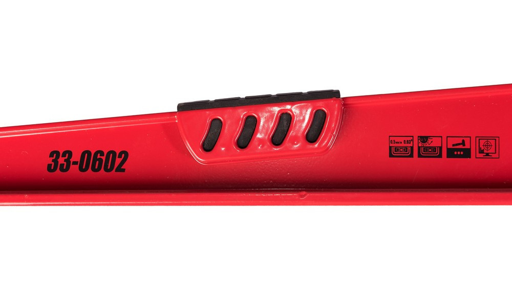 Уровень каменщика ударный MASTERTOOL 60 см с зеркалом 2 капсулы 0.5 мм/м 0.03° фрезерованная поверхн Харків - зображення 6