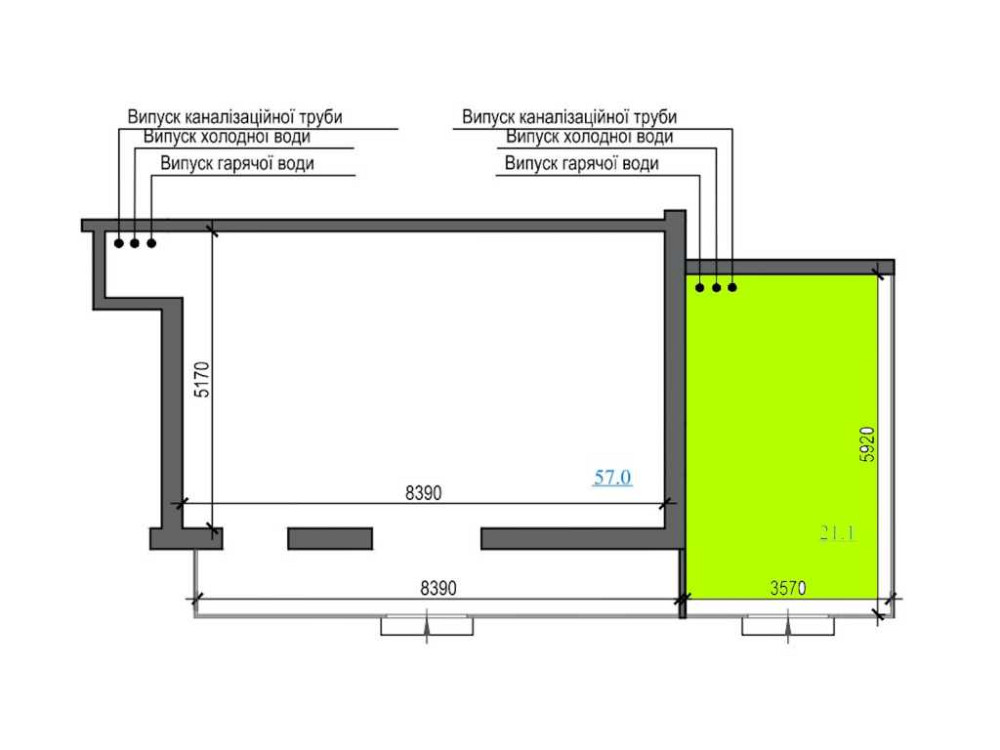продажа торговые площади Киев, Печерский, 115000 $ Київ - зображення 5