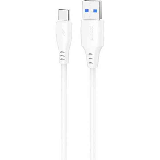 Кабель Proove Simple Silicone USB to Type-C 3A 1m White (CCSS15001202) Харьков