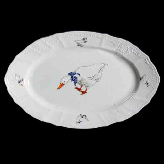 Блюдо овальне Bernadotte Гуси Thun 5936B59-34-ПРО 34 см Київ