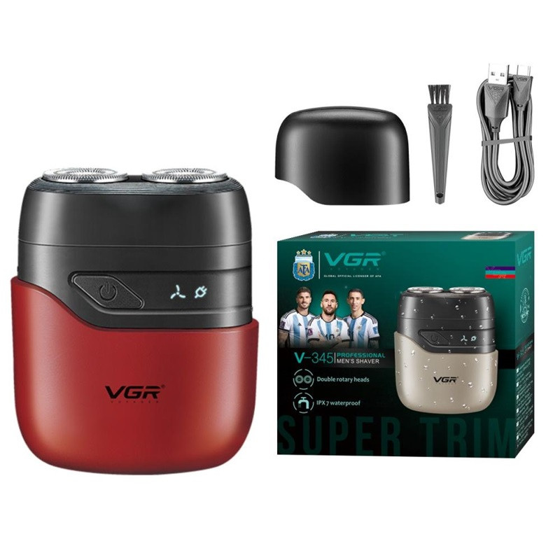 Электробритва VGR V-345 RED красная Київ - зображення 1