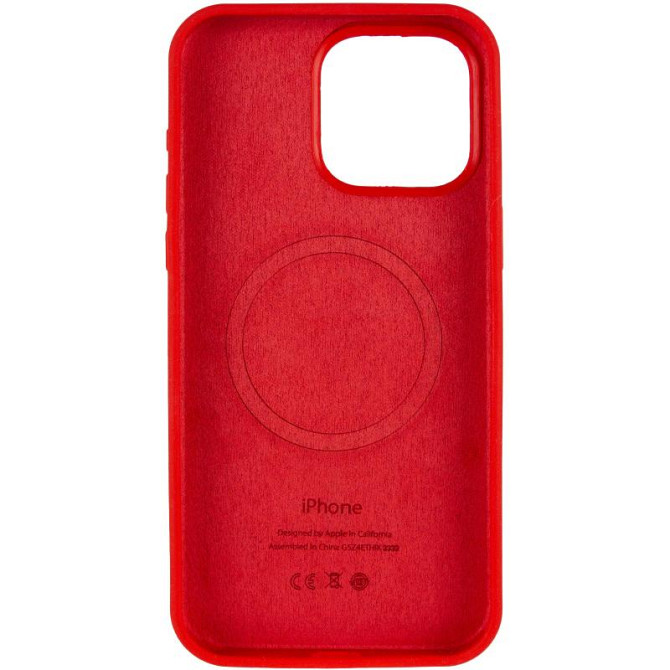 Чехол Silicone Case Full Protective (AA) V2 with MagSafe для Apple iPhone 15 Pro Max (6.7") Херсон - зображення 3