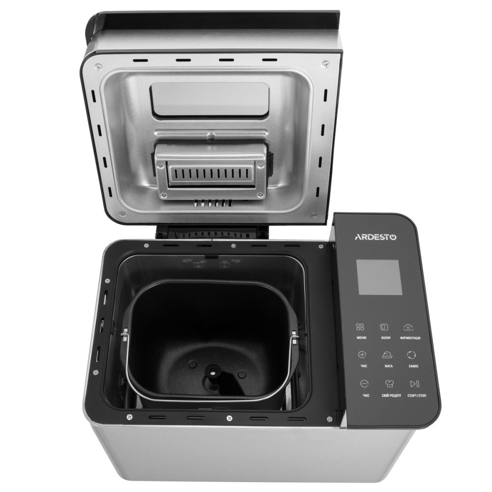 Хлебопечь Ardesto BM-A900BL 650 Вт серебристая Київ - зображення 6