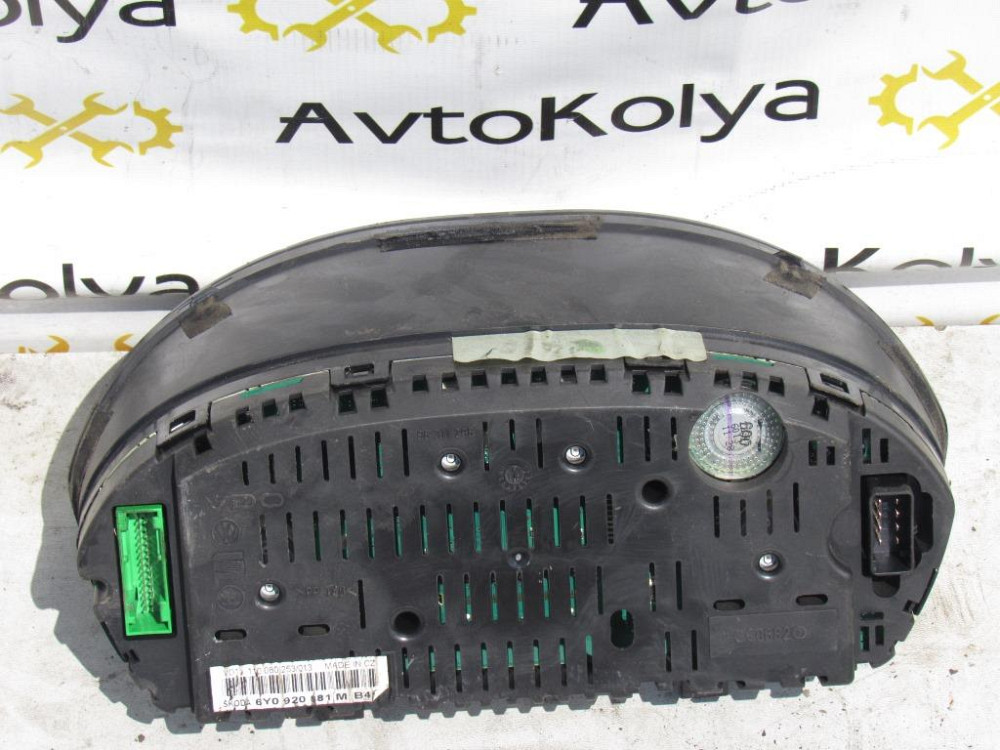 Панель приборов (спидометр) Skoda Fabia 1.2 бензин 2004-2007 (6Y0920881M) Ковель - зображення 2