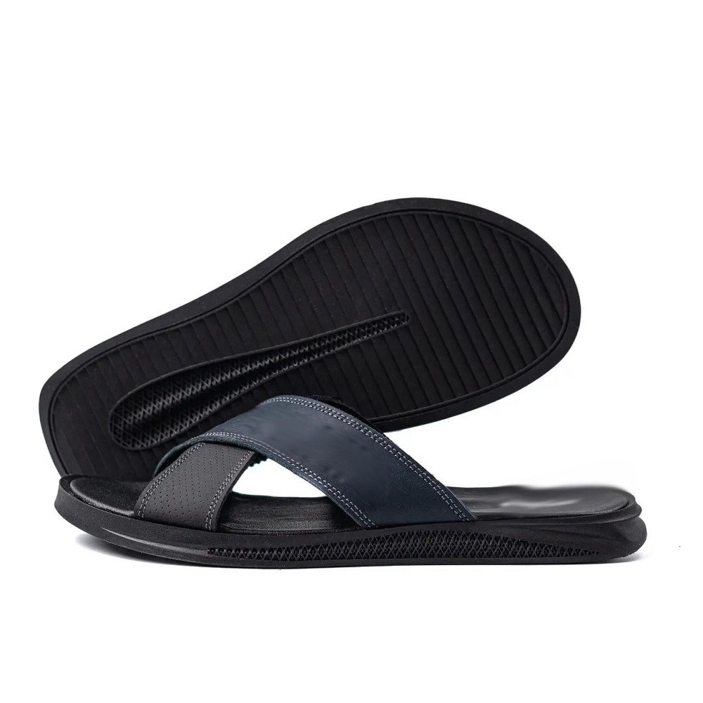 Мужские кожаные  летние шлепанцы-сланцы Київ - зображення 1