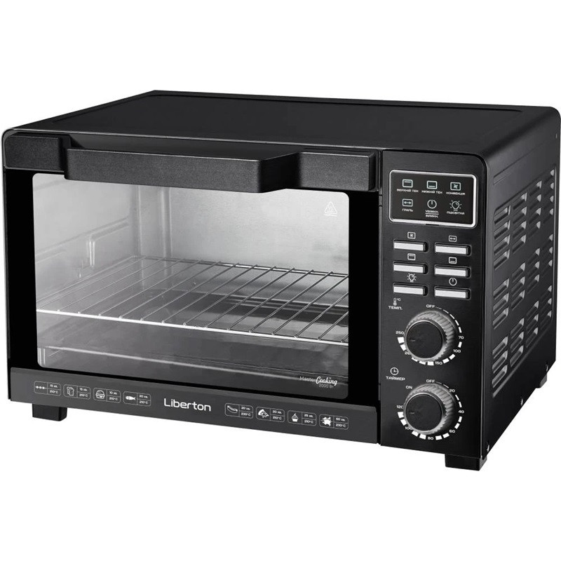 Электропечь Liberton LEO-501E Black 50 л черная Київ - зображення 1