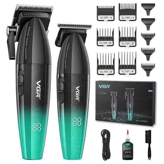 Комплект длят стрижки VGR V-640 S2 GREEN зеленый Киев