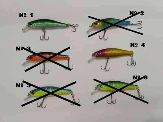 Воблер плавающий 8.5 см-8.9 гр Бориспіль