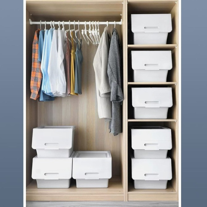 Контейнер для зберігання білий 45.5*28.5*31CM SW-00002421 Днепр - изображение 1