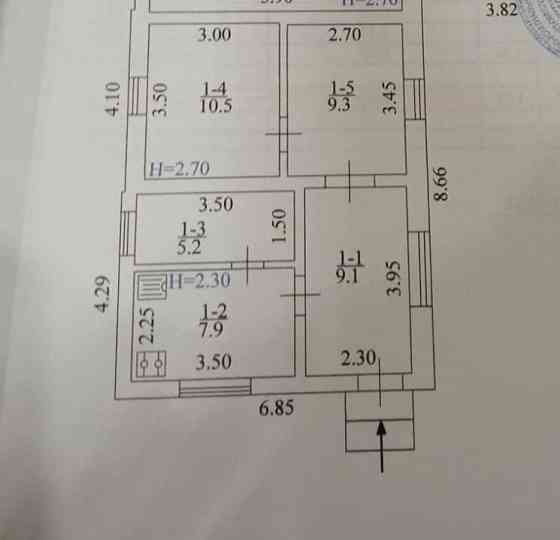 продажа 3-к часть дома Фастовский, Боровая, 33500 $ 
