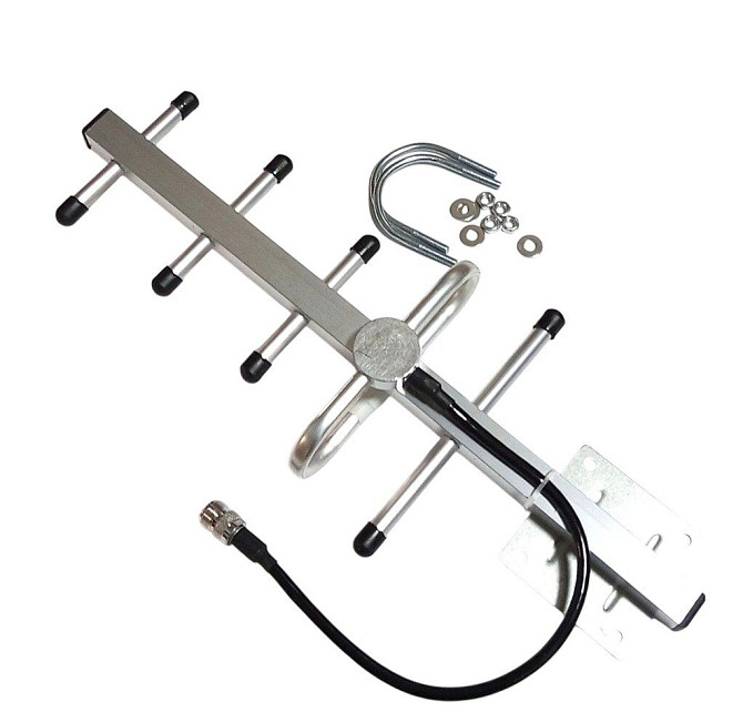 Антенна Yagi 860-915 МГц 8 dBi, до 25 Вт, N-female разъем Дніпро - зображення 4