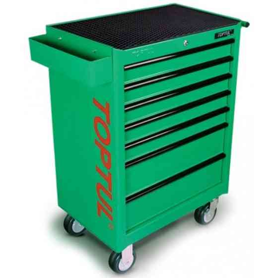 Тележка инструментальная с набором инструментов TOPTUL 7 секций 227 ед. GCAJ0001 Харьков