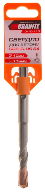 Сверло для бетона GRANITE SDS-PLUS S4 10х110 мм 0-10-110 Харьков - изображение 2
