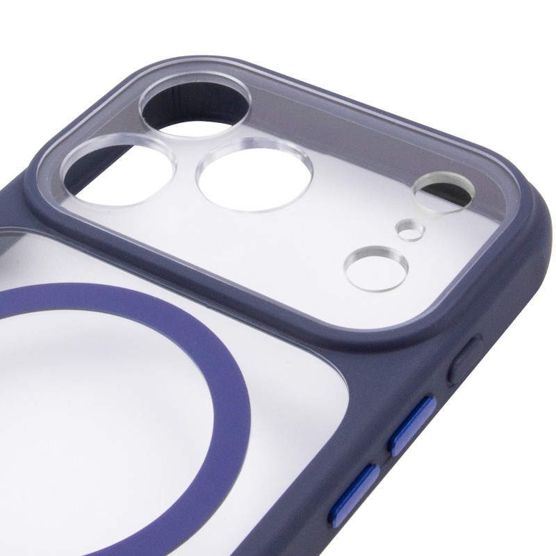 Чехол TPU+PC GETMAN Moon Clear with MagSafe для Apple iPhone 17 Pro Max (6.9") Херсон - зображення 5