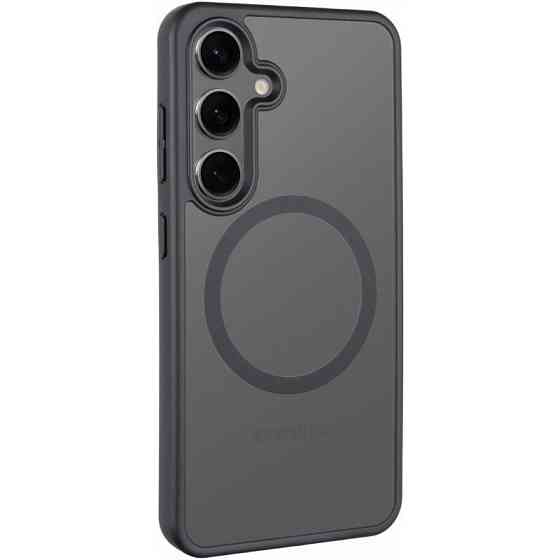 TPU+PC чехол Metal Buttons with MagSafe Colorful для Samsung Galaxy S25 Edge Херсон