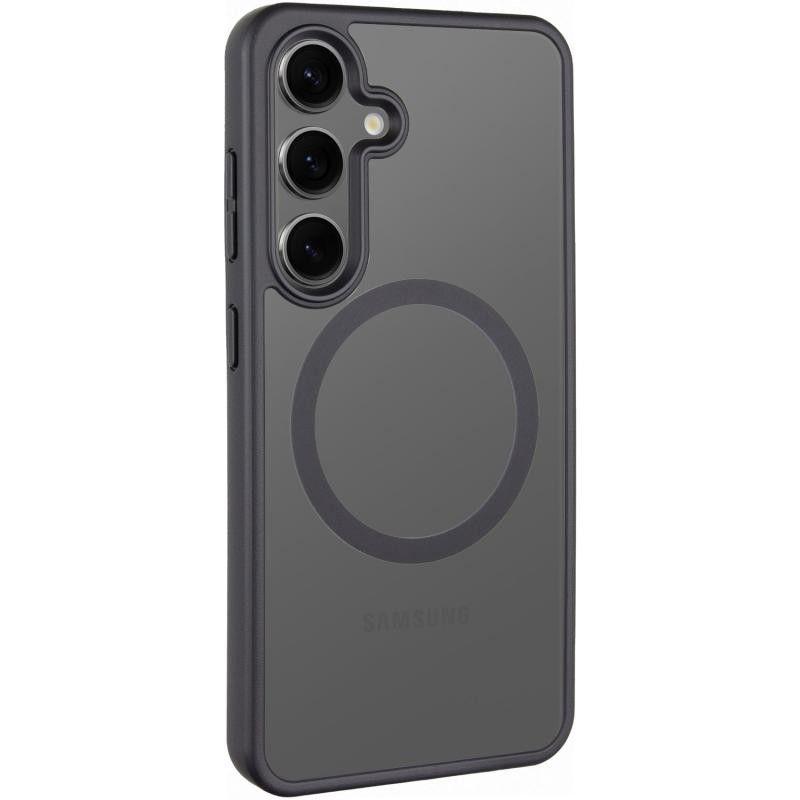 TPU+PC чехол Metal Buttons with MagSafe Colorful для Samsung Galaxy S25 Edge Херсон - изображение 1