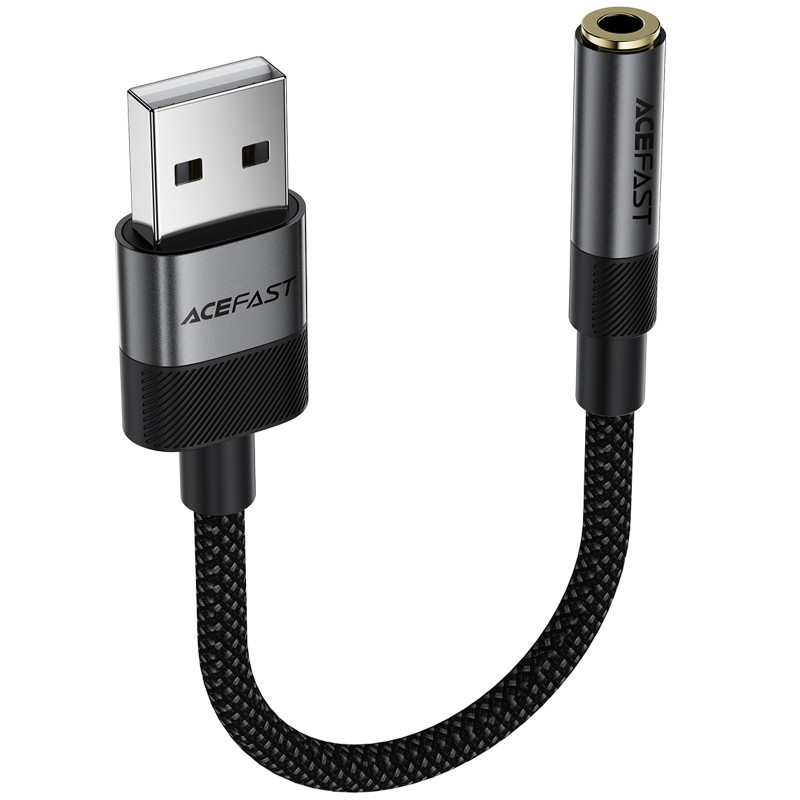 Переходник Acefast J13 USB male to AUX 3.5mm female Херсон - зображення 3