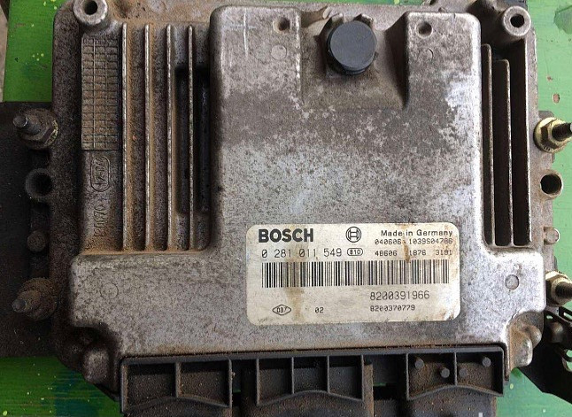 Б/у блок управления двигателем Renault Megane Scenic 2, 1.9dci, 8200391966, 8200370779, 0281011549 Кропивницький - зображення 1