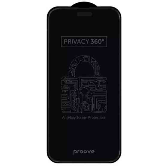 Захисне скло Proove Privacy 360 для iPhone 18 Pro Max Black (PGP360I18PM1) Харків