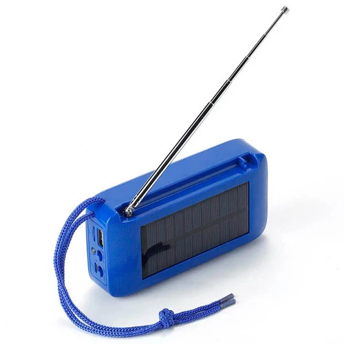 Колонка портативная с солнечной батареей Bluetooth T&G TG368 blue синяя Киев - изображение 3
