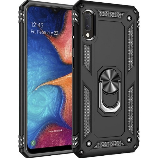 Чохол Getman Serge Ring for Magnet для Samsung A02 A022 Black (Код товару:18954) Харьков - изображение 2