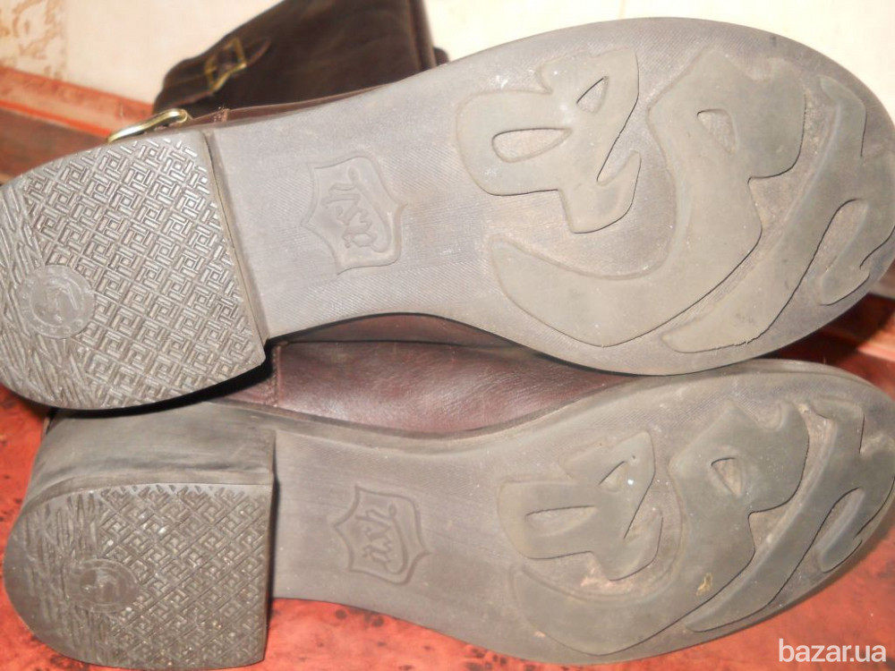 Сапоги женские кожаные демисезонные (р.40-41) Харьков - изображение 5