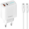 Мережевий зарядний пристрій Gelius Genesis Radiance GP-HC058 25W USB+Type-C QC PD + cable Gelius One Харків