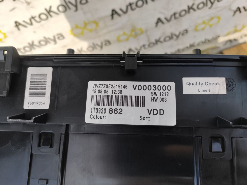 Панель приборов (спидометр) VW Touran 2004-2010 (A2C53023102) Ковель - зображення 4