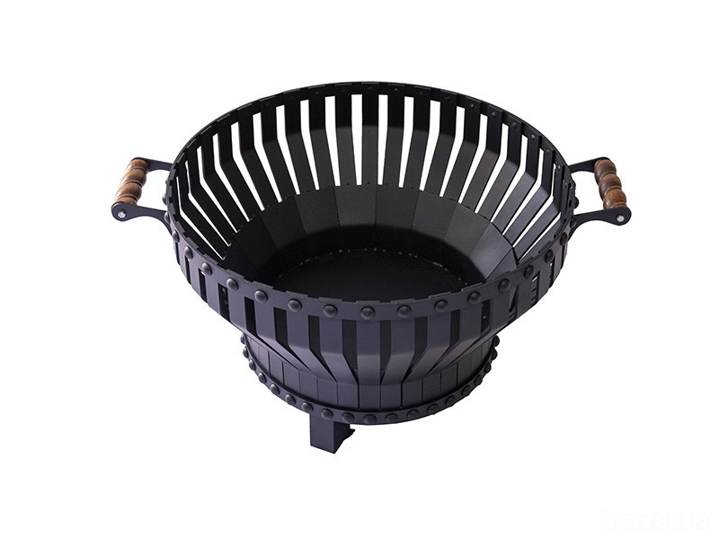 Костровая чаша из стали с аргентинской решеткой гриль  Smoke House Харків - зображення 2