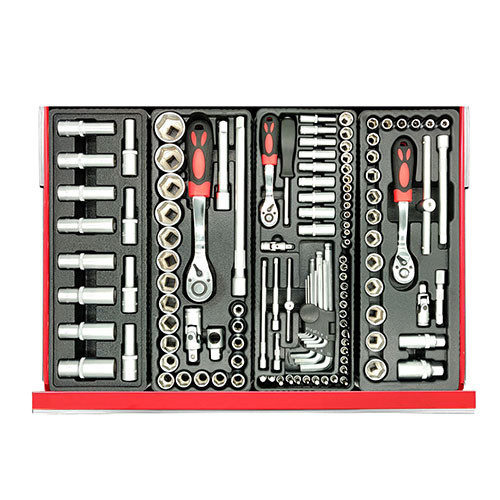 Тележка для мастерской с инструментом 7 секций, 243 ед. TORIN NTBR4007-X-1 Харьков - изображение 3