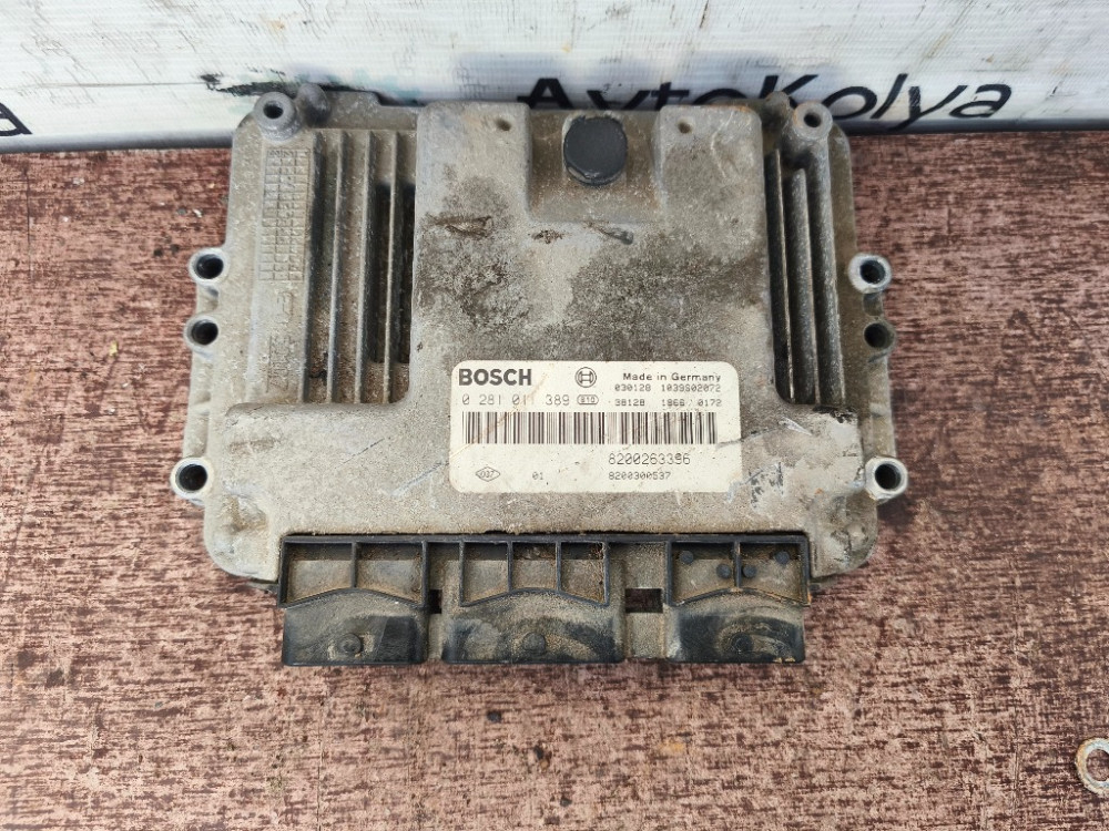 Блок управления двигателем ЭБУ Nissan Primera P12 1.9 dci 2001-2007 (0281011389) Ковель - зображення 1