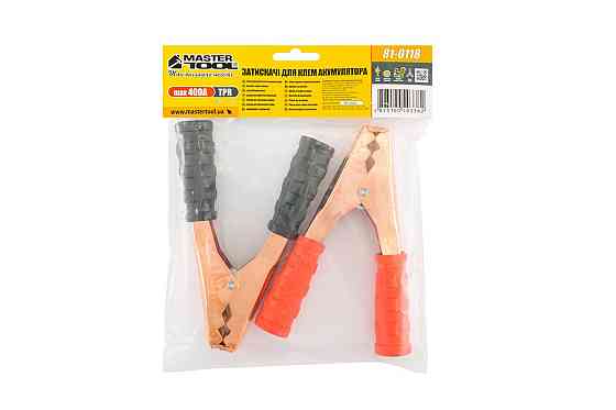 Зажимы для клемм аккумуляторные MASTERTOOL 400 А 15 см 81-0118 Харків