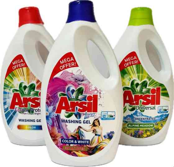 Гелі для прання Arsil 5700 ml та Periel 5700 ml Луцк