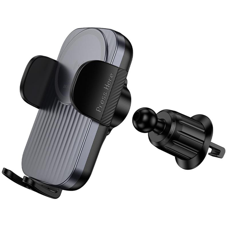 Автодержатель с БЗУ Borofone BH221 Path 15W (air outlet) Херсон - изображение 2