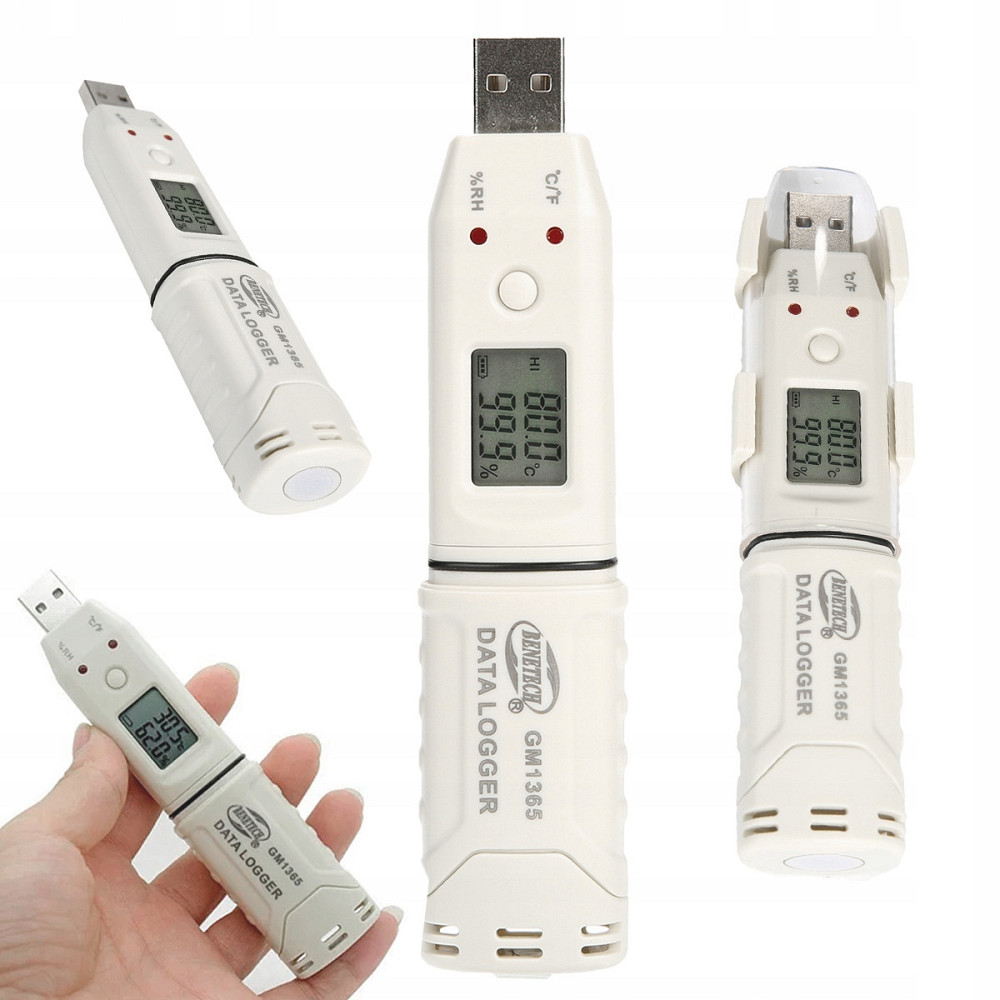Регистратор влажности и температуры (даталоггер) USB, 0-100%, -30-80°C BENETECH GM1365 Харків - зображення 8