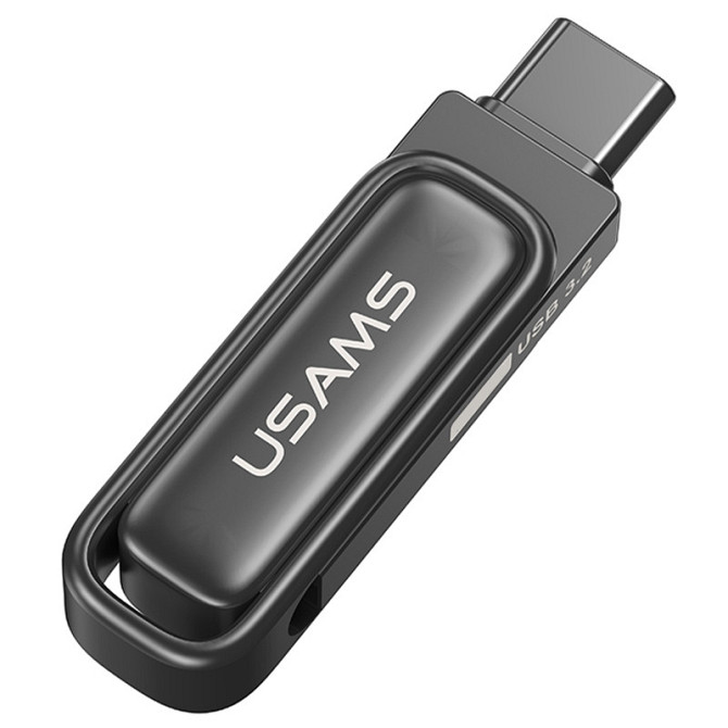 Флеш накопитель USAMS US-ZB347 USB3.2 Type-C High-Speed Flash Drive With Dual Ports 64Gb Херсон - зображення 2