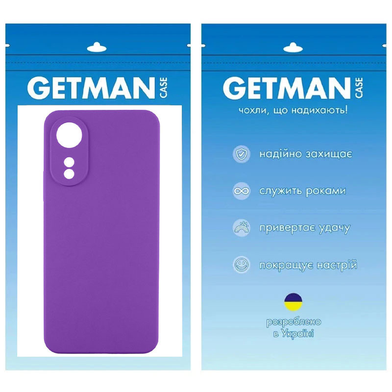 Чехол TPU GETMAN Liquid Silk Full Camera для Oppo A78 4G Херсон - зображення 2