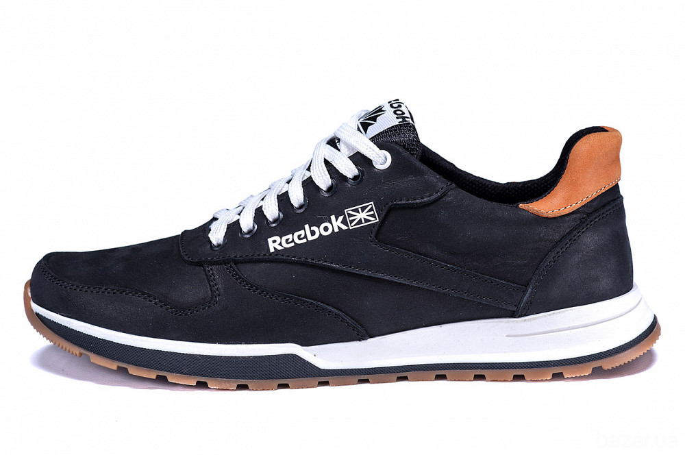 Мужские кожаные кроссовки  Rbk Classic Leather Trail  Black Киев - изображение 1