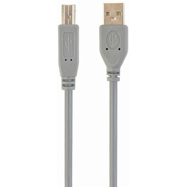 Кабель для принтера Cablexpert USB to USB Type-B V 2.0 (M/M) AM/BM 1.8 м Сірий (CCP-USB2-AMBM-6G) (К Харьков - изображение 1