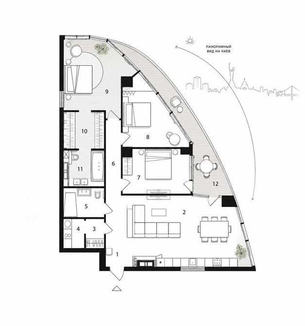 продажа 3-к квартира Киев, Печерский, 409500 $ Киев - изображение 9