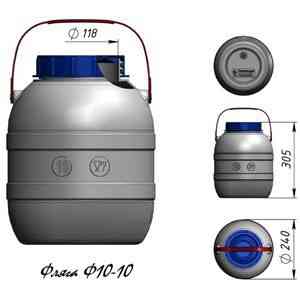 Бидон 10 л пищевой Київ