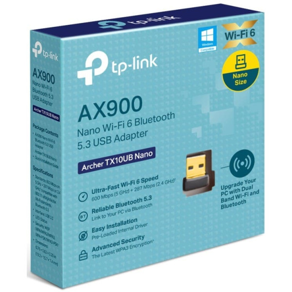 Wi-fi адаптер TP-Link Archer TX10UB Nano Харків - зображення 5