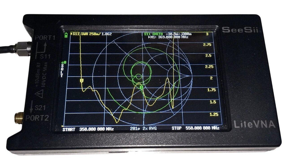 Антенна Yagi 360-480/890-930/1240-1395/1550-3200 МГц 8 дБ, до 25 Вт, кабель RG 58U 1 метр с SMA-male Днепр - изображение 2