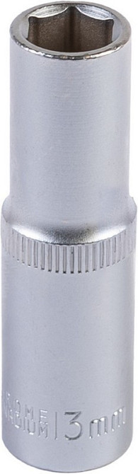 Головка торцевая 6-гранная удлиненная MASTERTOOL ½" 13 мм L 78 мм CrV 78-0513 Харків - зображення 1