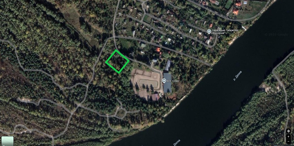 Продаж ексклюзивної ділянки в с. Хотянівка біля річки Десна Вышгород - изображение 1